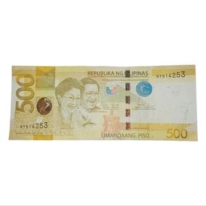 500 Piso Philippine Bill 2016 Old Money #NY914253